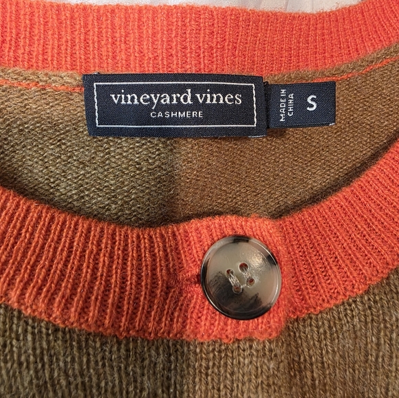 Vineyard Vines Cashmere Button Up Cardigan Women's Size Small - Picture 10 of 14